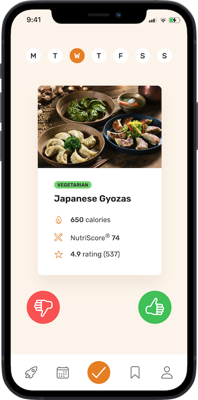 iphone app meal apprroving plan 